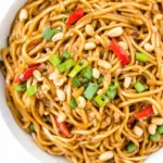 Easy Hoisin Peanut Noodles (15 Minute!) photo
