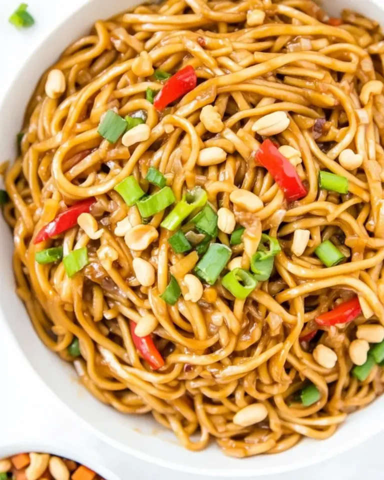 Easy Hoisin Peanut Noodles (15 Minute!) photo