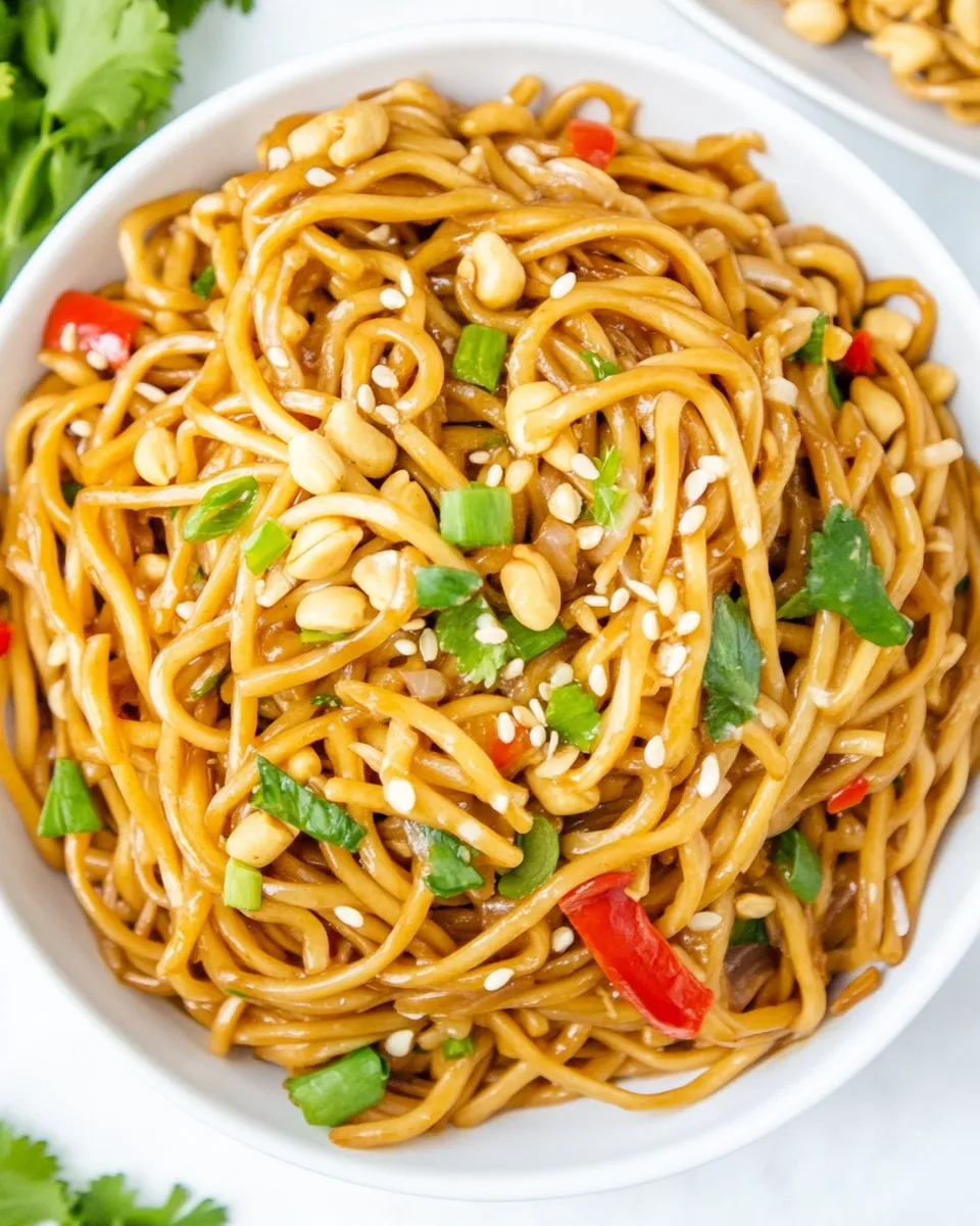 Savory Hoisin Peanut Noodles (15 Minute!) dish photo