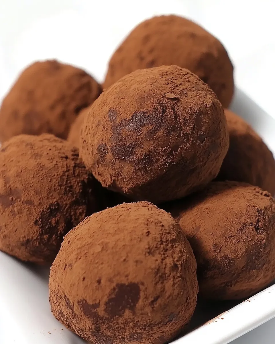 Homemade Bittersweet Chocolate Truffles photo