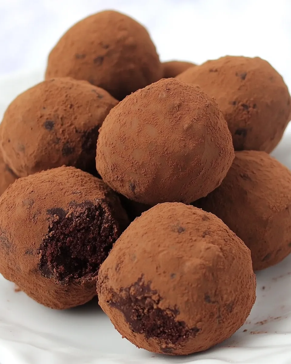 Ultimate Homemade Bittersweet Chocolate Truffles dish image