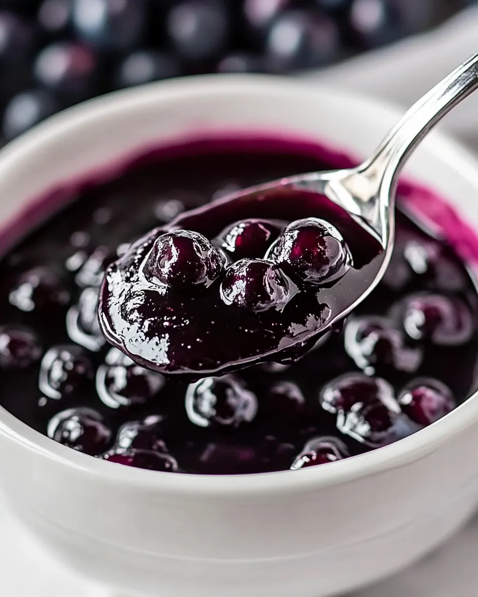 Homemade Blueberry Sauce photo