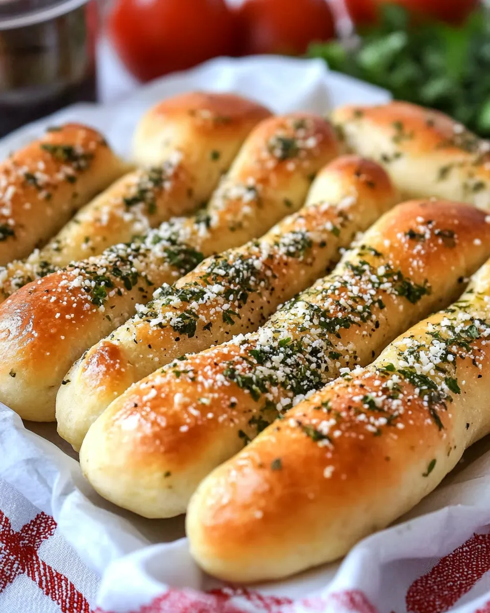Easy Homemade Breadsticks recipe photo