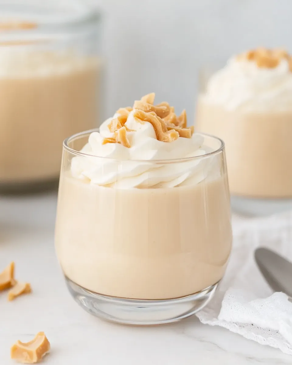 Classic Homemade Butterscotch Pudding Recipe shot