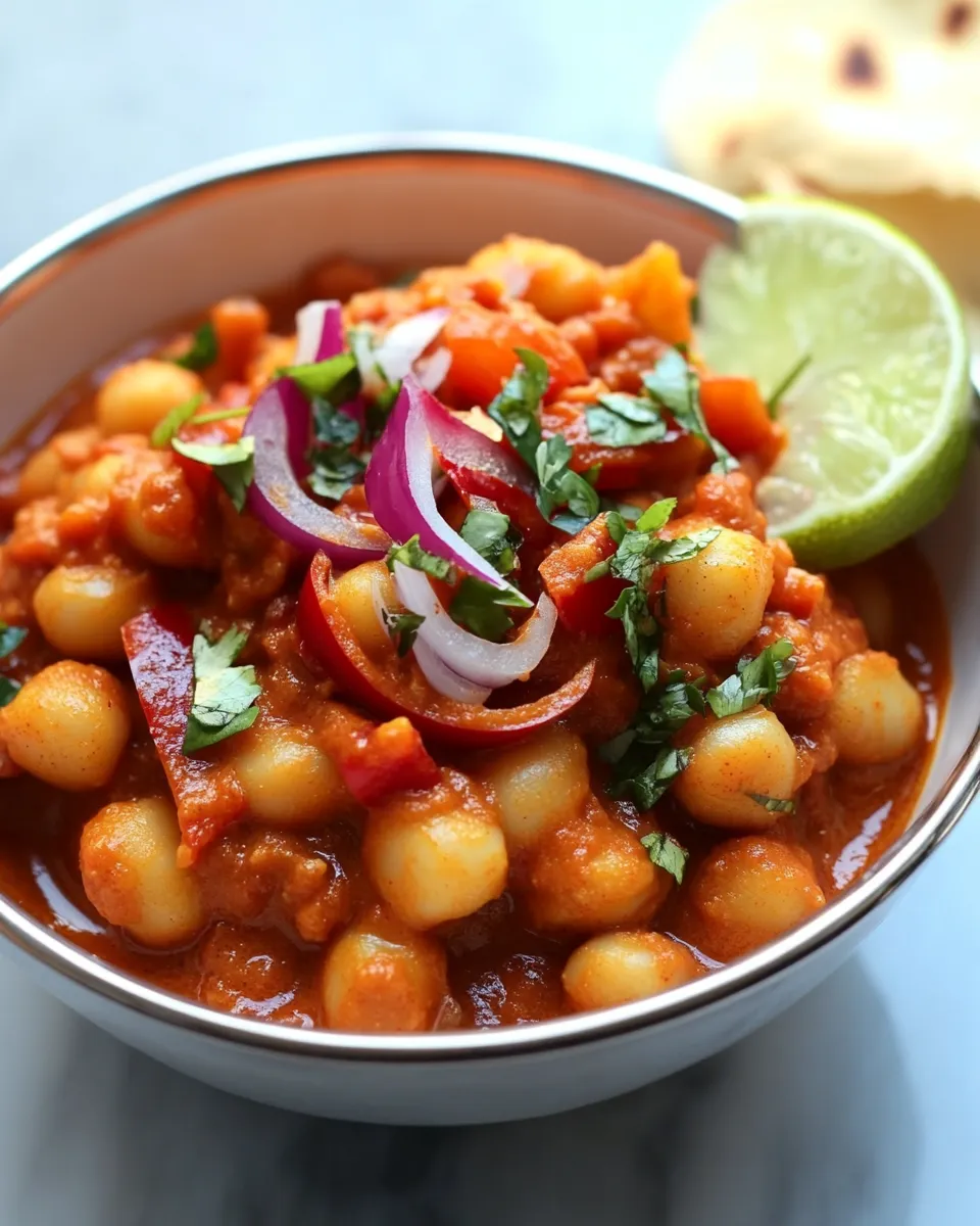 Homemade Chana Masala recipe photo