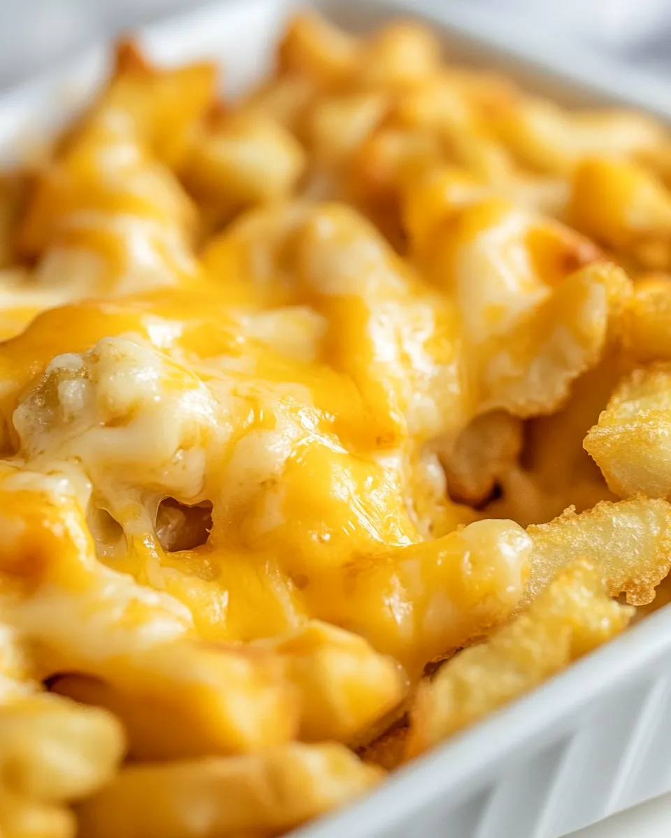 Easy Homemade Cheese Fries Recipe recipe image