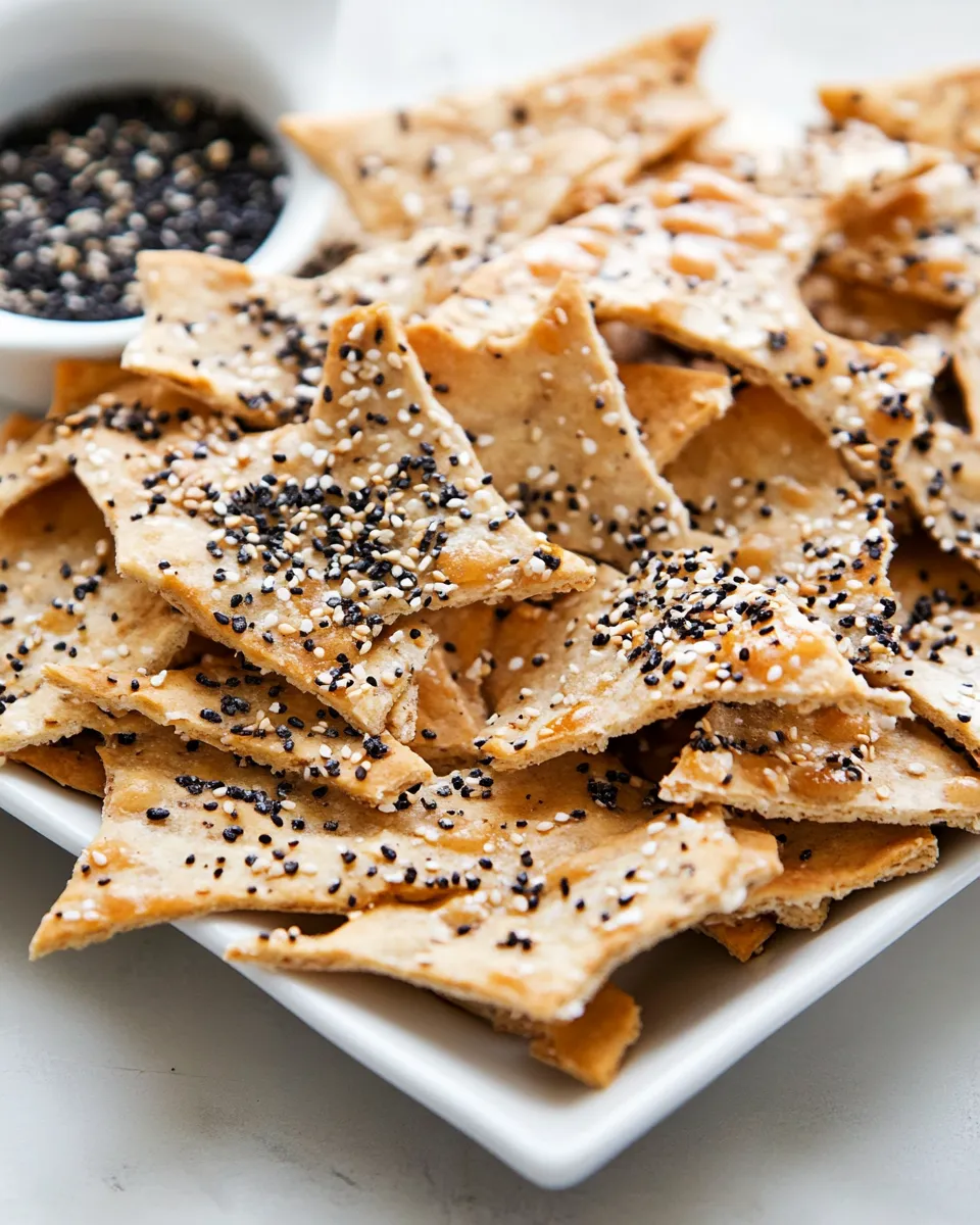 Savory Homemade Everything Crackers recipe photo