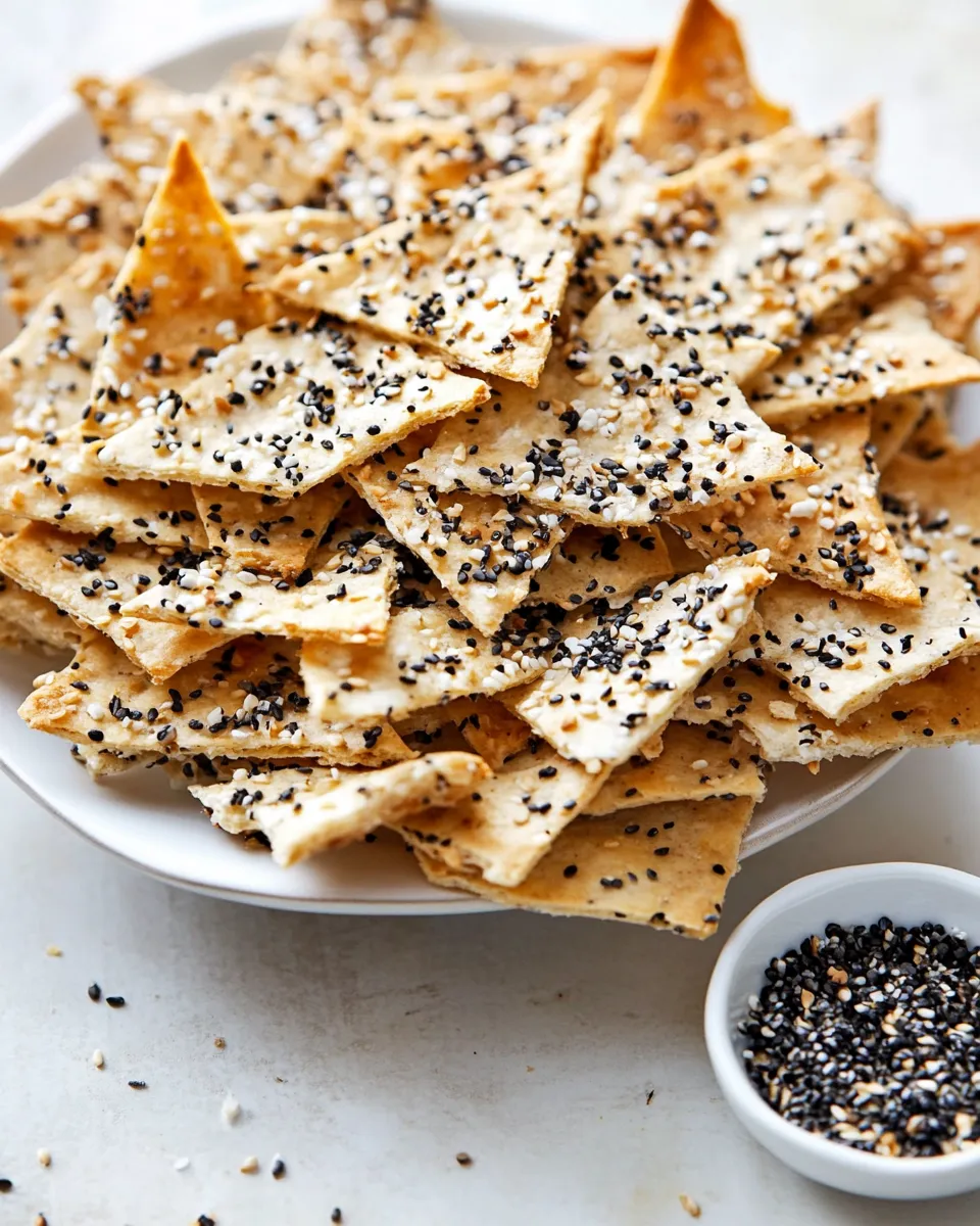 Simple Homemade Everything Crackers dish photo