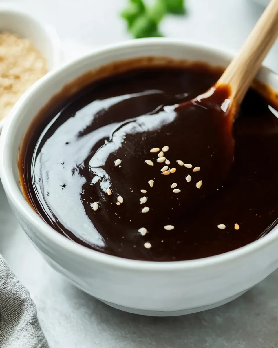 Quick Homemade Hoisin Sauce shot