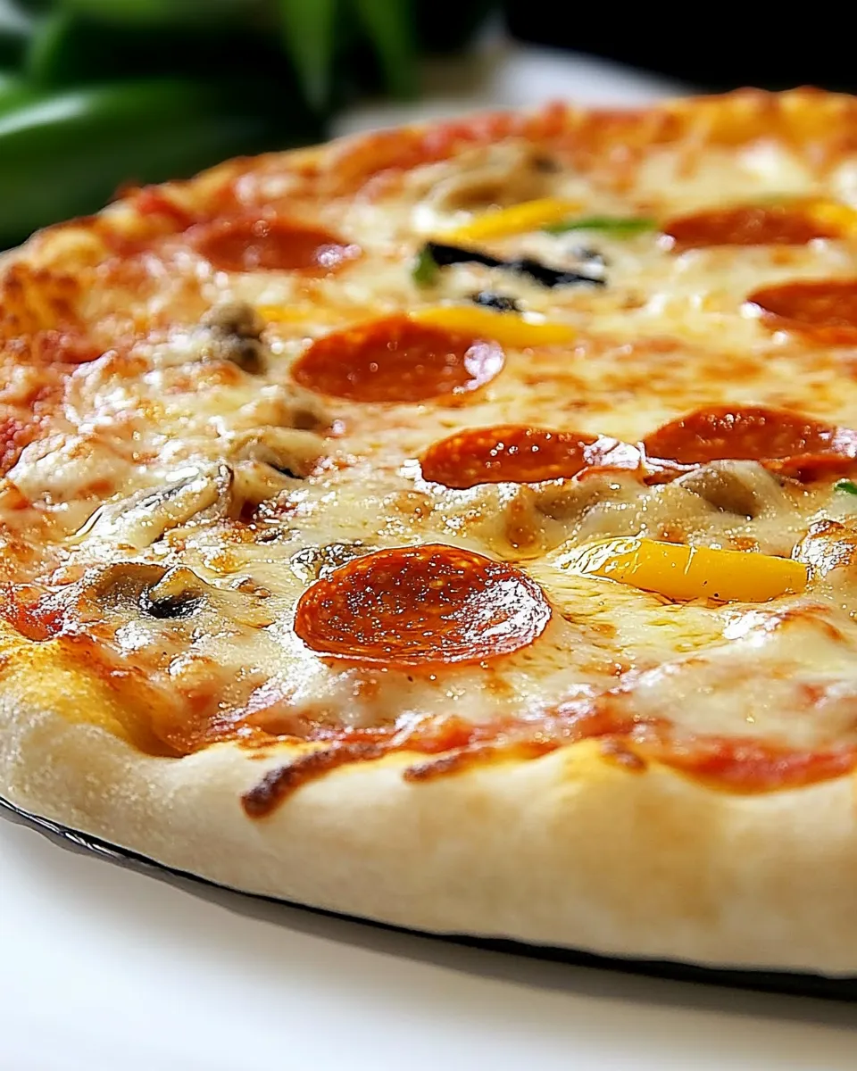 Homemade Pepperoni Pizza photo