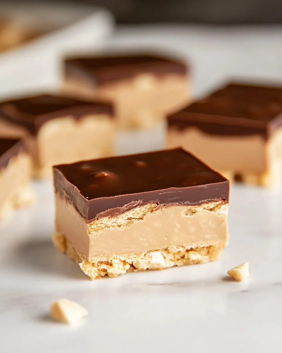 Delicious Homemade Snickers Bars image