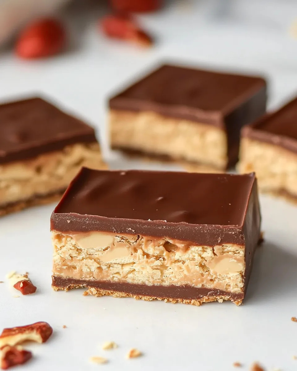 Classic Homemade Snickers Bars recipe photo