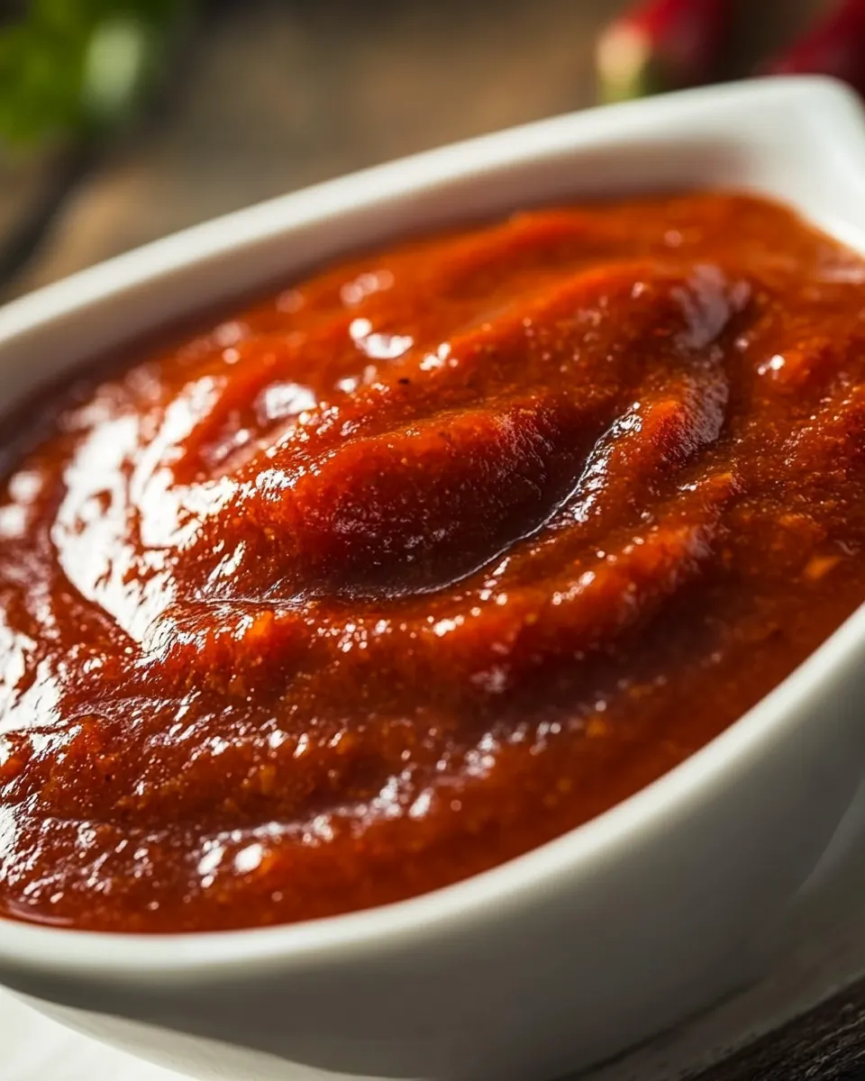 Delicious Homemade Sriracha Sauce image