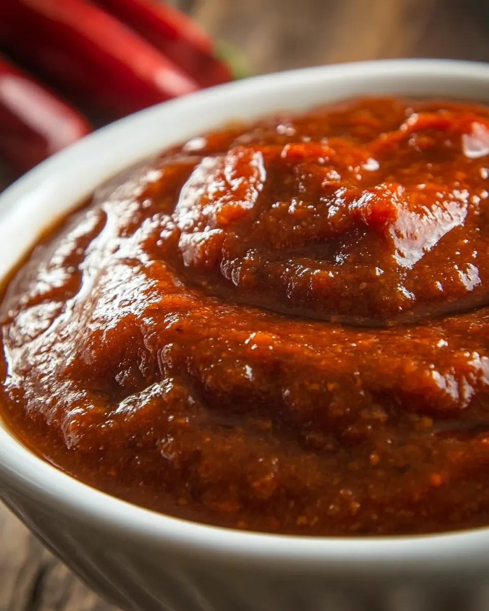 Easy Homemade Sriracha Sauce recipe photo