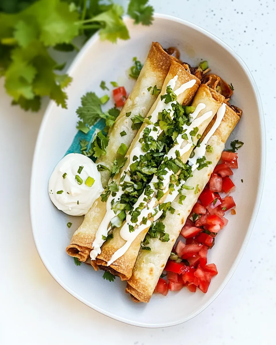Delicious Homemade Taquitos image