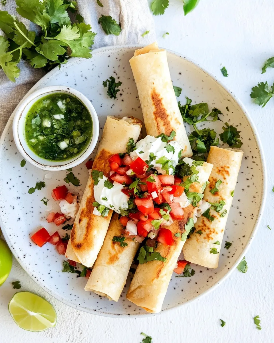 Classic Homemade Taquitos recipe photo
