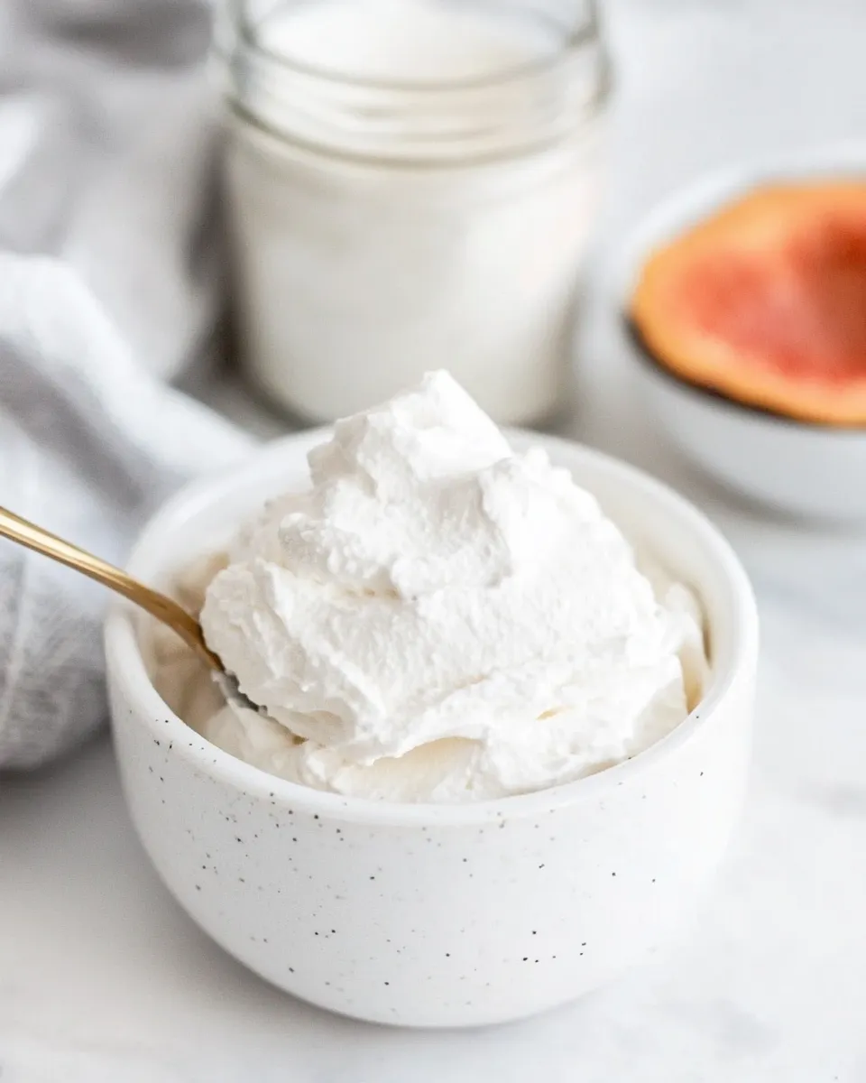 Classic Homemade Whipped Cream Recipe image