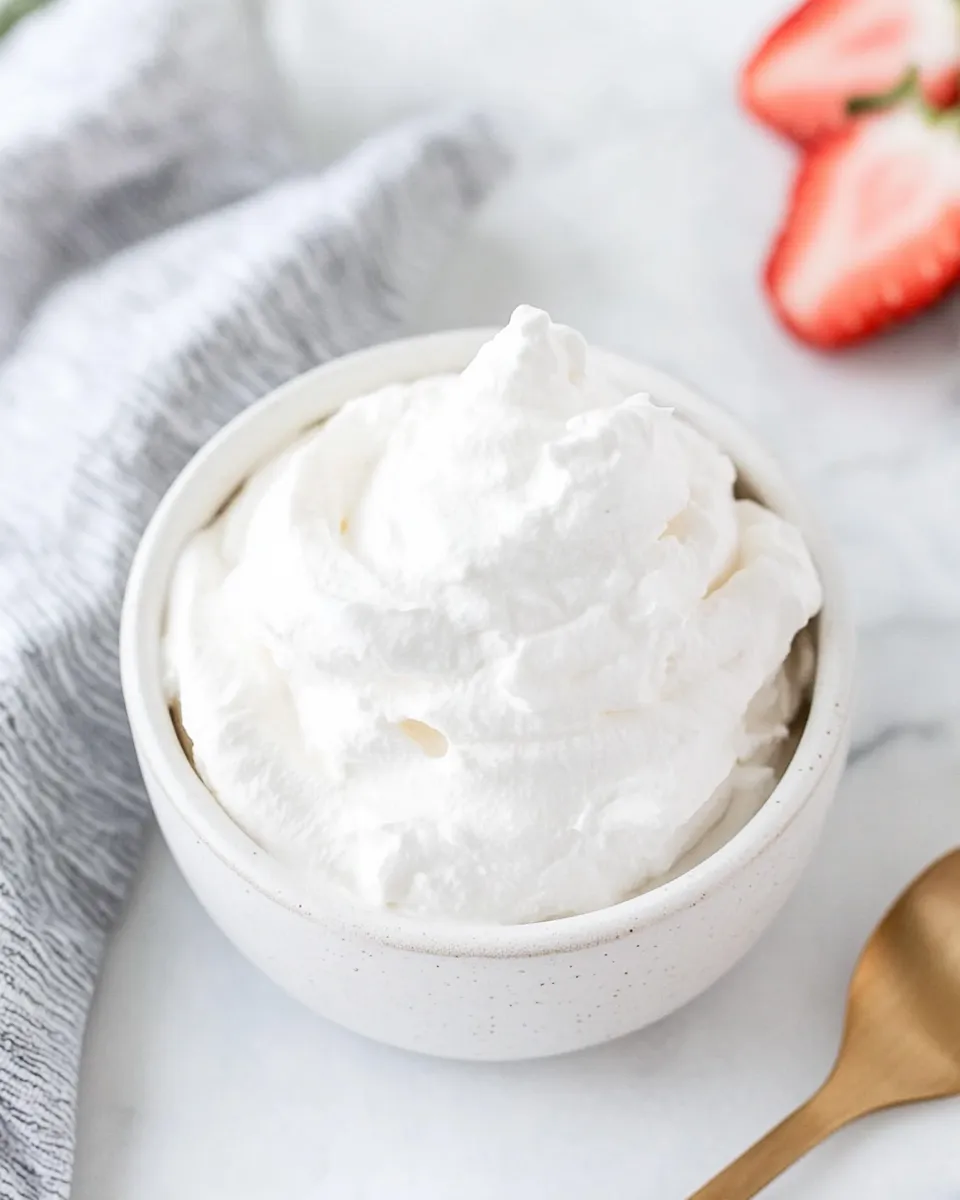 Delicious Homemade Whipped Cream Recipe shot