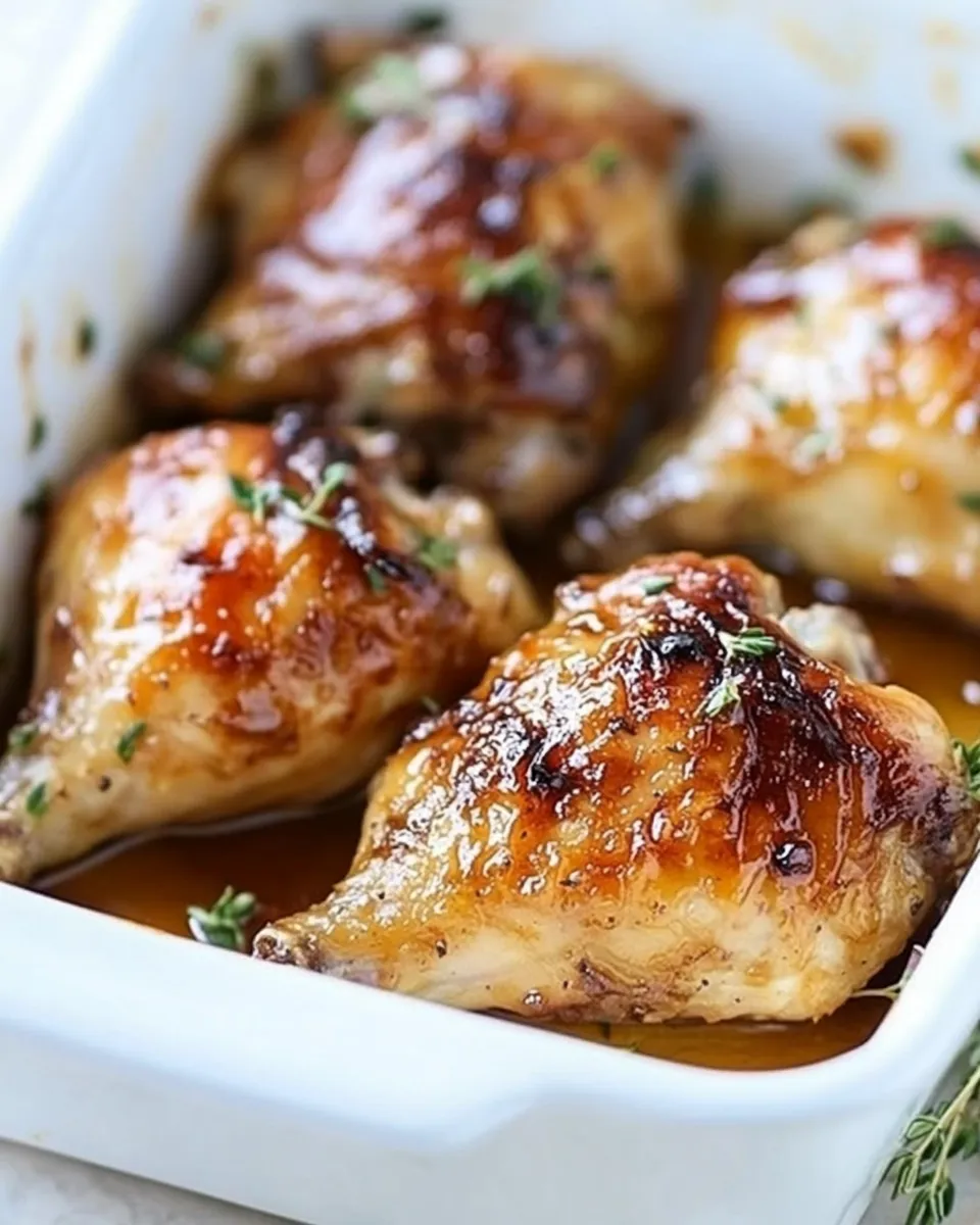 Savory Honey Lemongrass Baked Chicken recipe photo