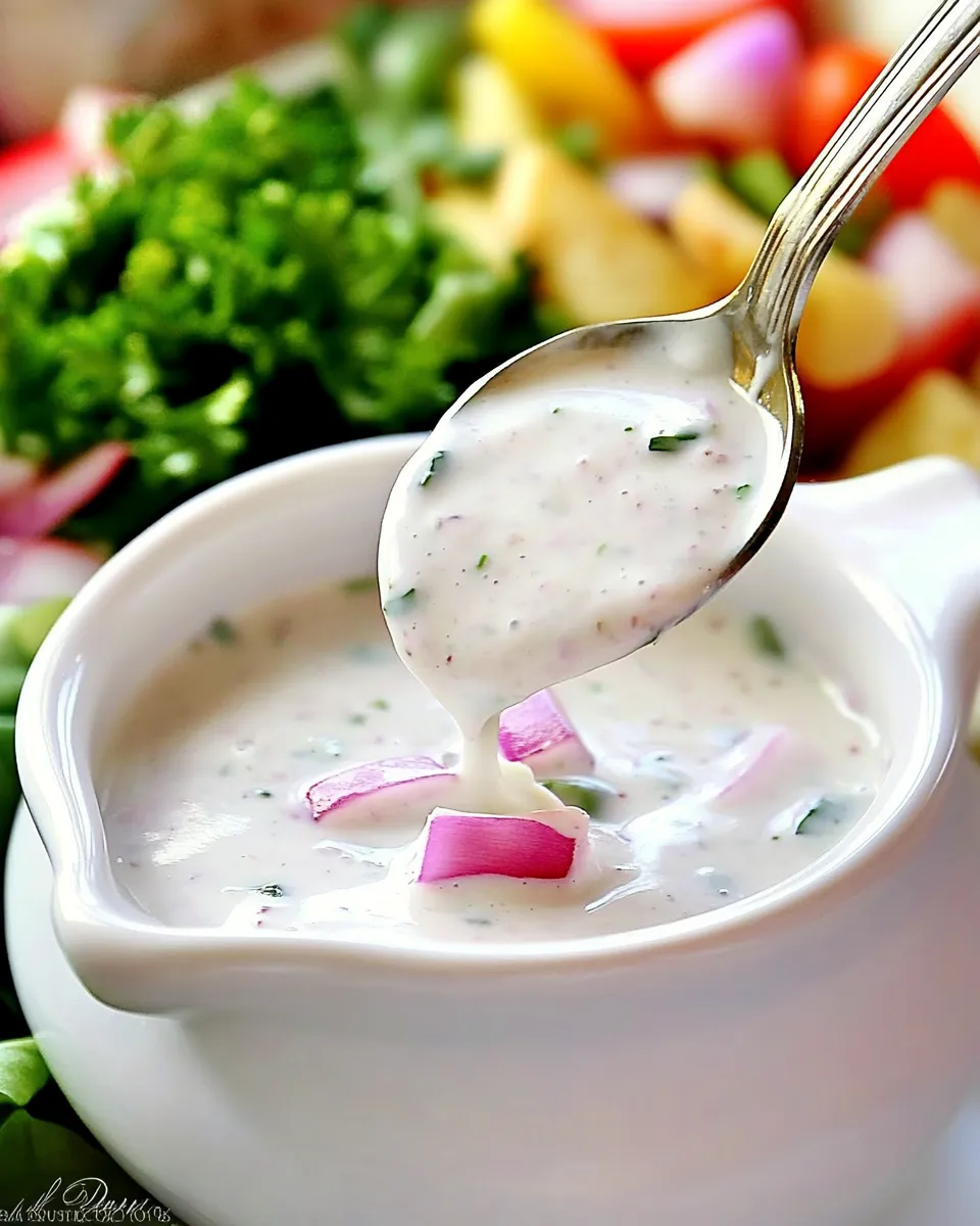 Easy Horseradish Ranch Dressing Recipe shot