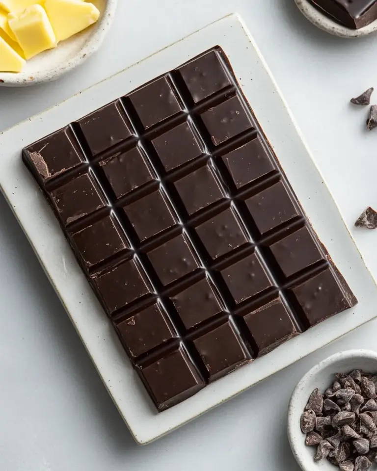 Homemade How to Make Dark Chocolate Bars recipe photo