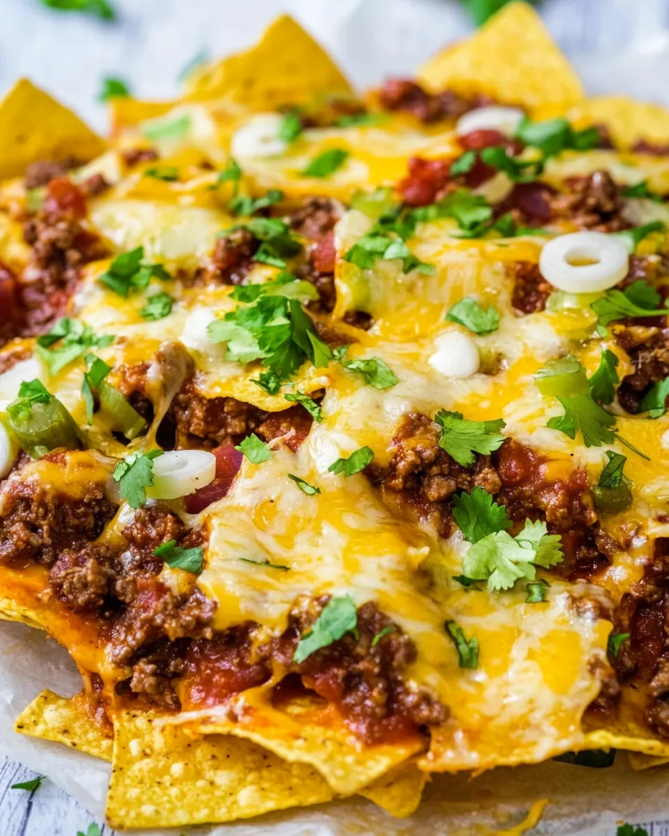 Delicious Instant Pot Cheesy Beef Nachos image