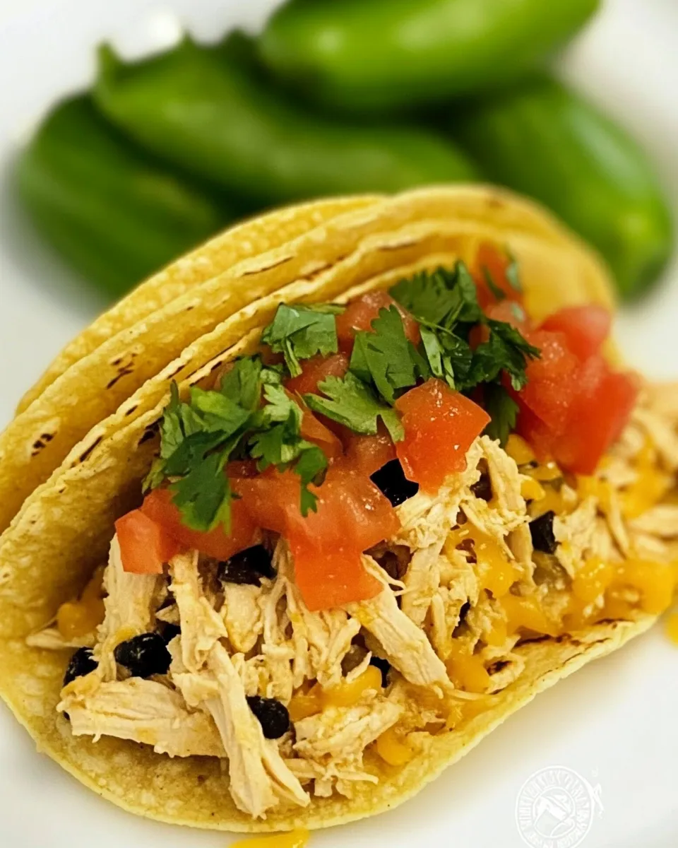 Easy Instant Pot Cheesy Chicken Tacos photo