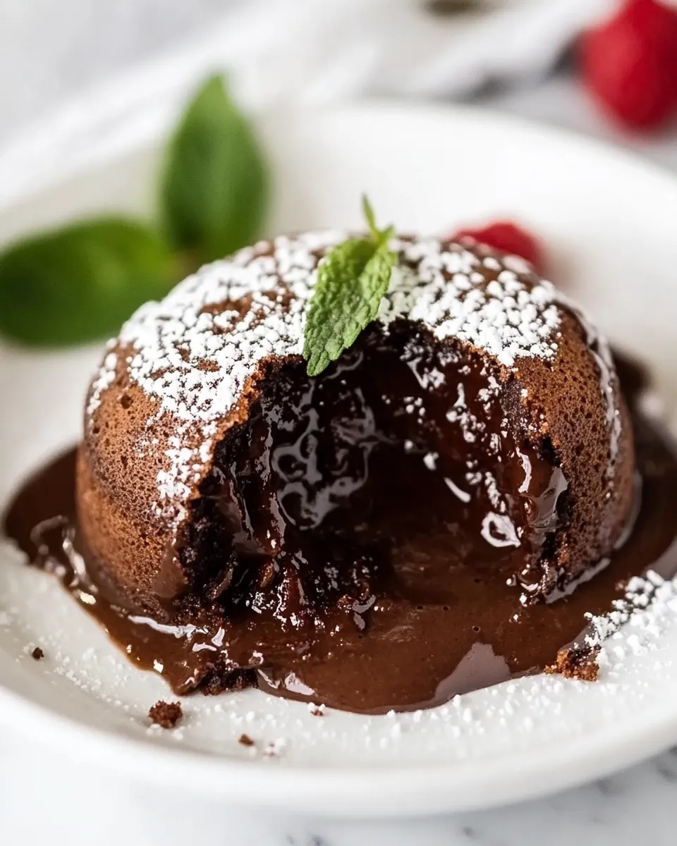Delicious Instant Pot Lava Cakes shot