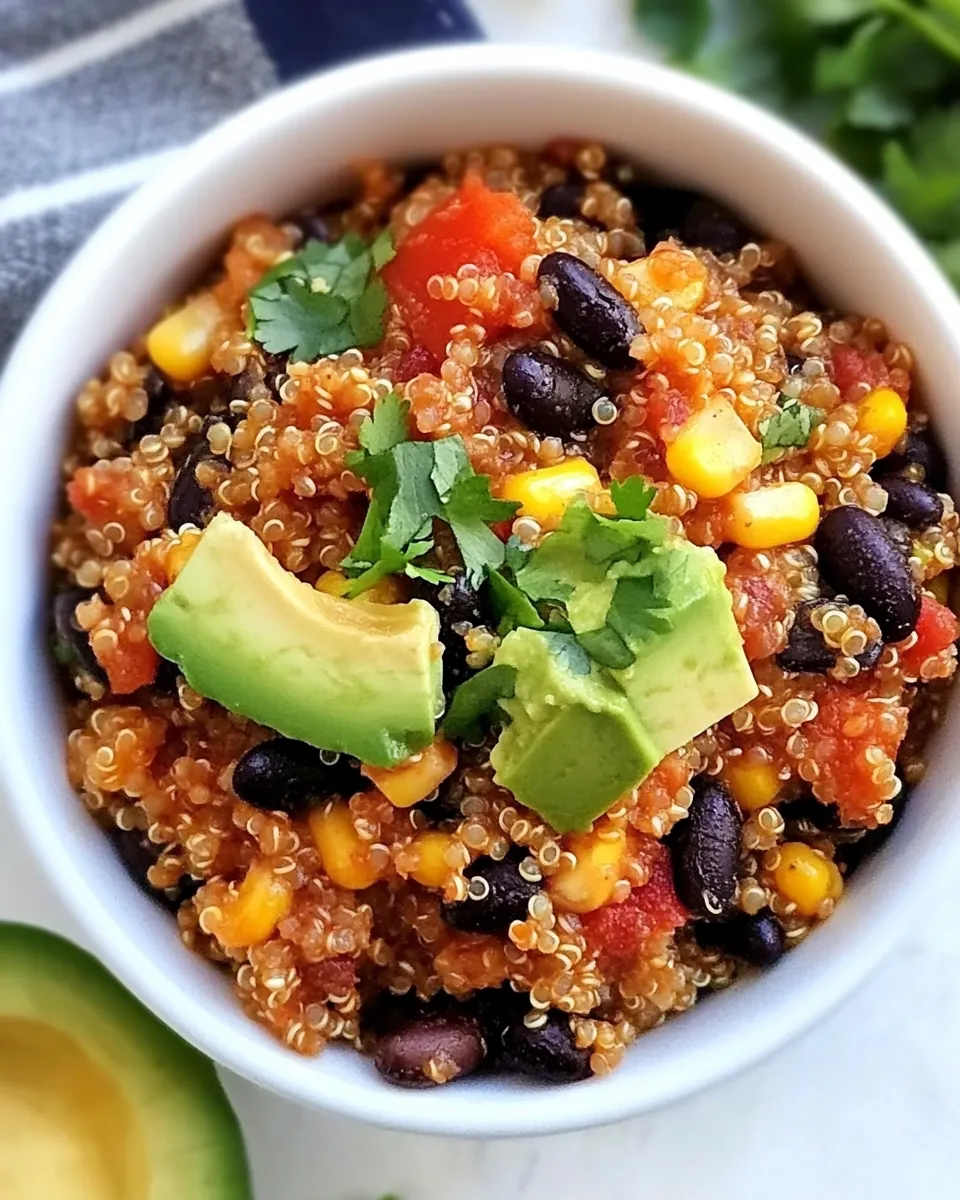 Healthy Instant Pot Mexican Quinoa Recipe image