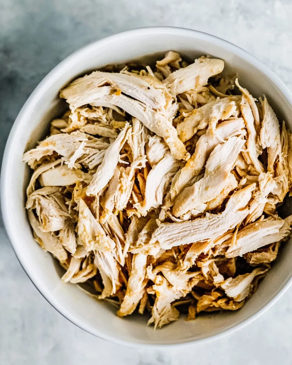 Quick Instant Pot Shredded Chicken food shot
