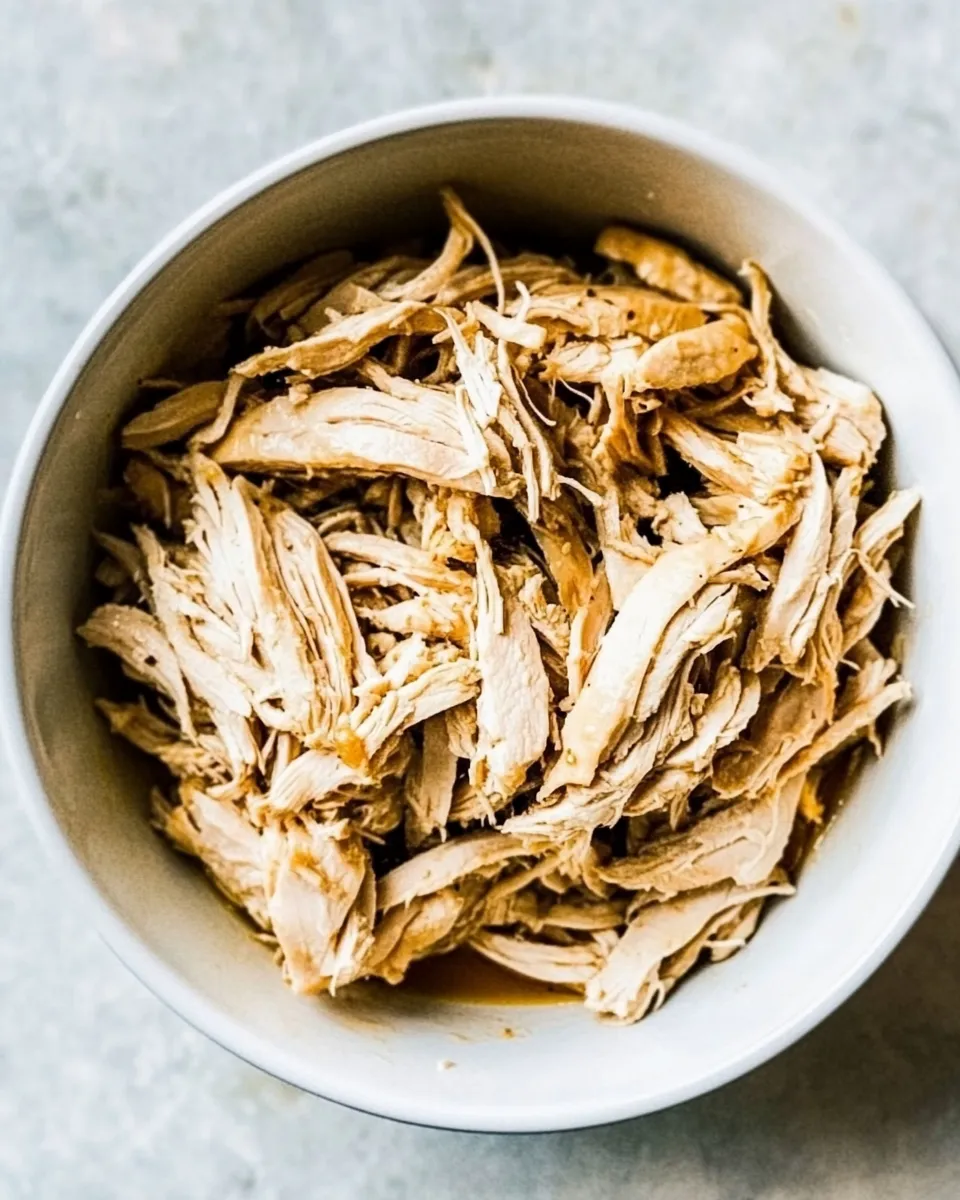 Homemade Instant Pot Shredded Chicken image
