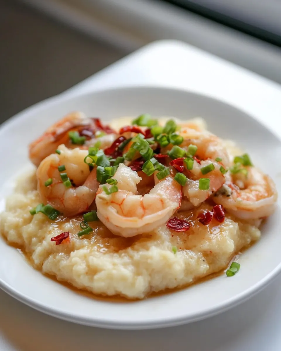 Easy Instant Pot Shrimp and Grits photo