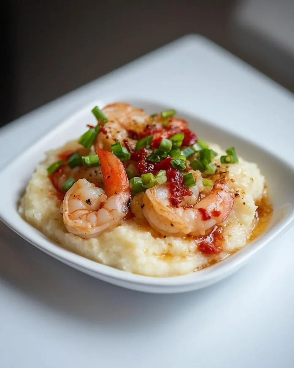 Quick Instant Pot Shrimp and Grits shot