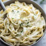 Homemade Instant Pot Skinny Fettuccine Alfredo photo