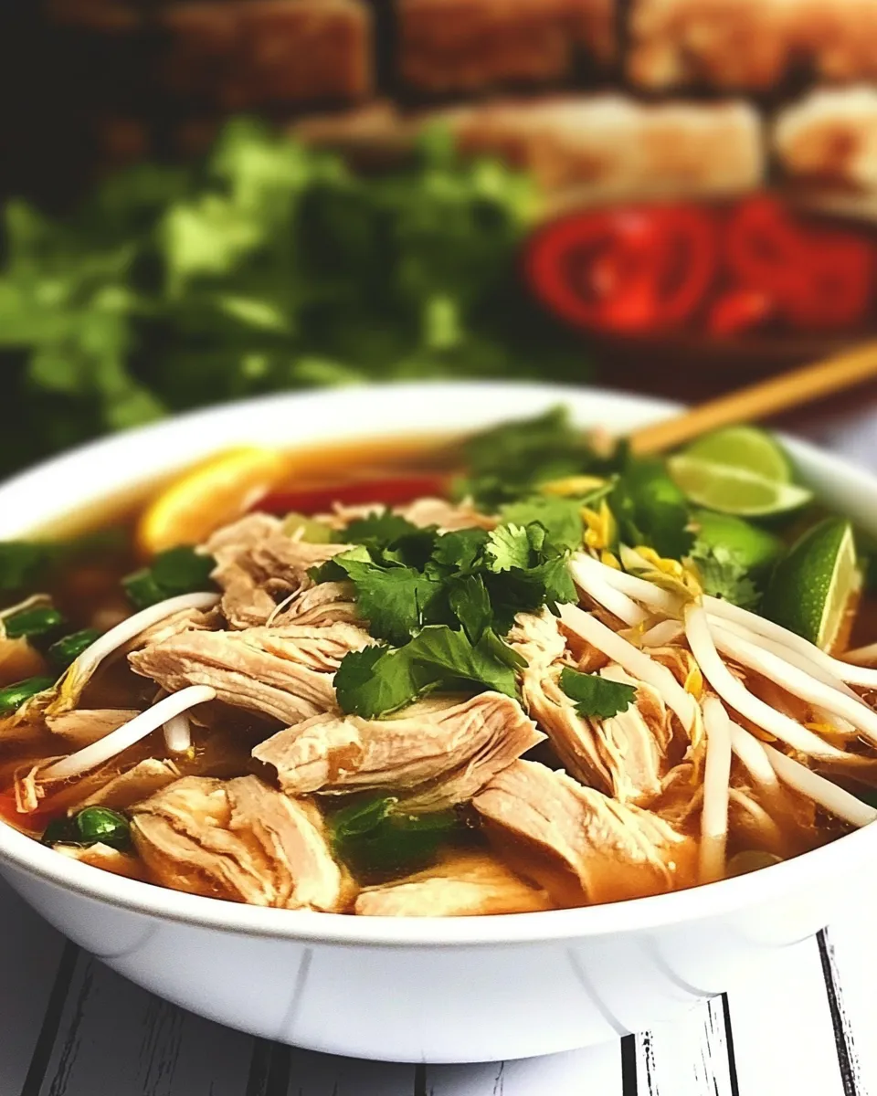 Homemade Instant Pot Vietnamese Chicken Pho photo