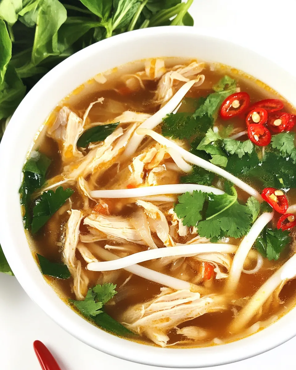 Easy Instant Pot Vietnamese Chicken Pho recipe photo
