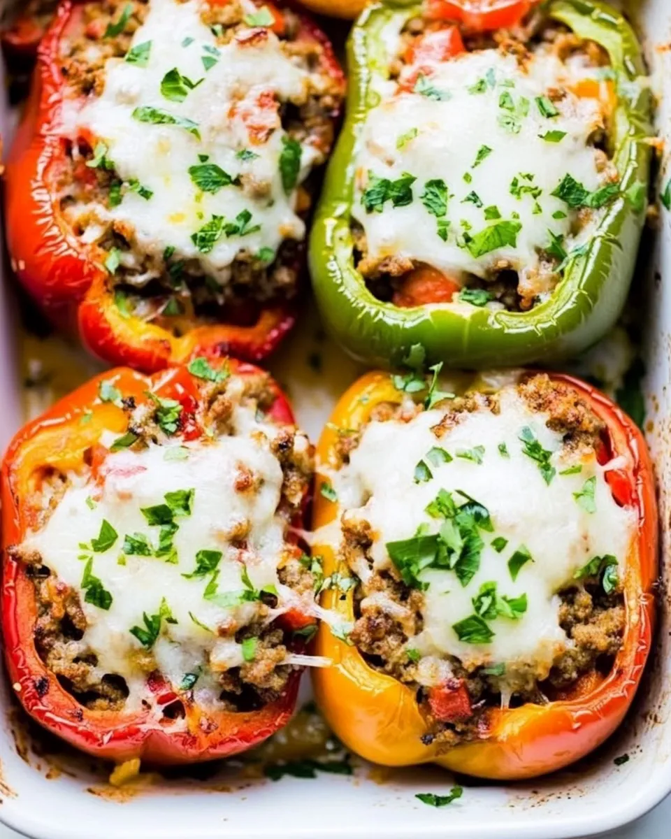 Classic Italian Sausage Stuffed Peppers image