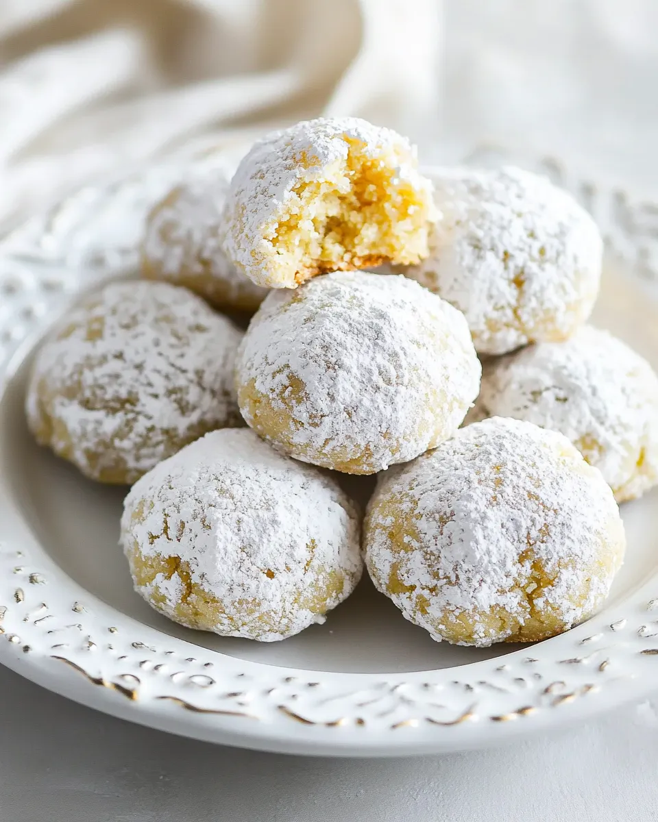 Homemade Italian Wedding Cookies photo