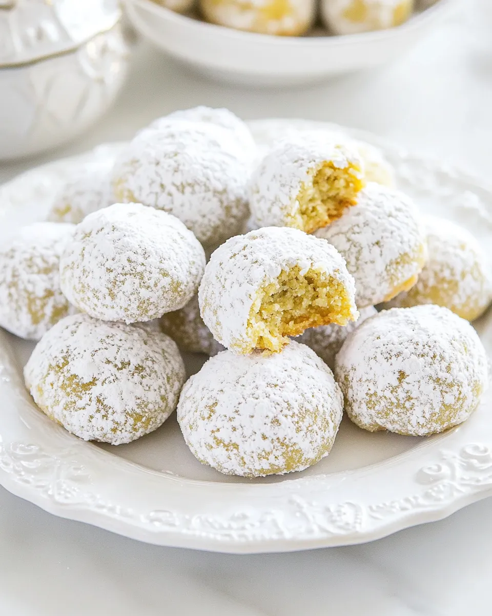 Easy Italian Wedding Cookies recipe photo