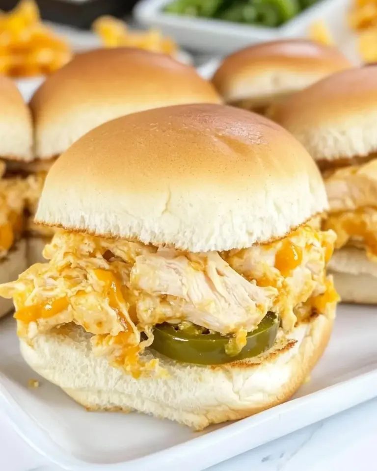 Easy Jalapeno Popper Chicken Sliders photo