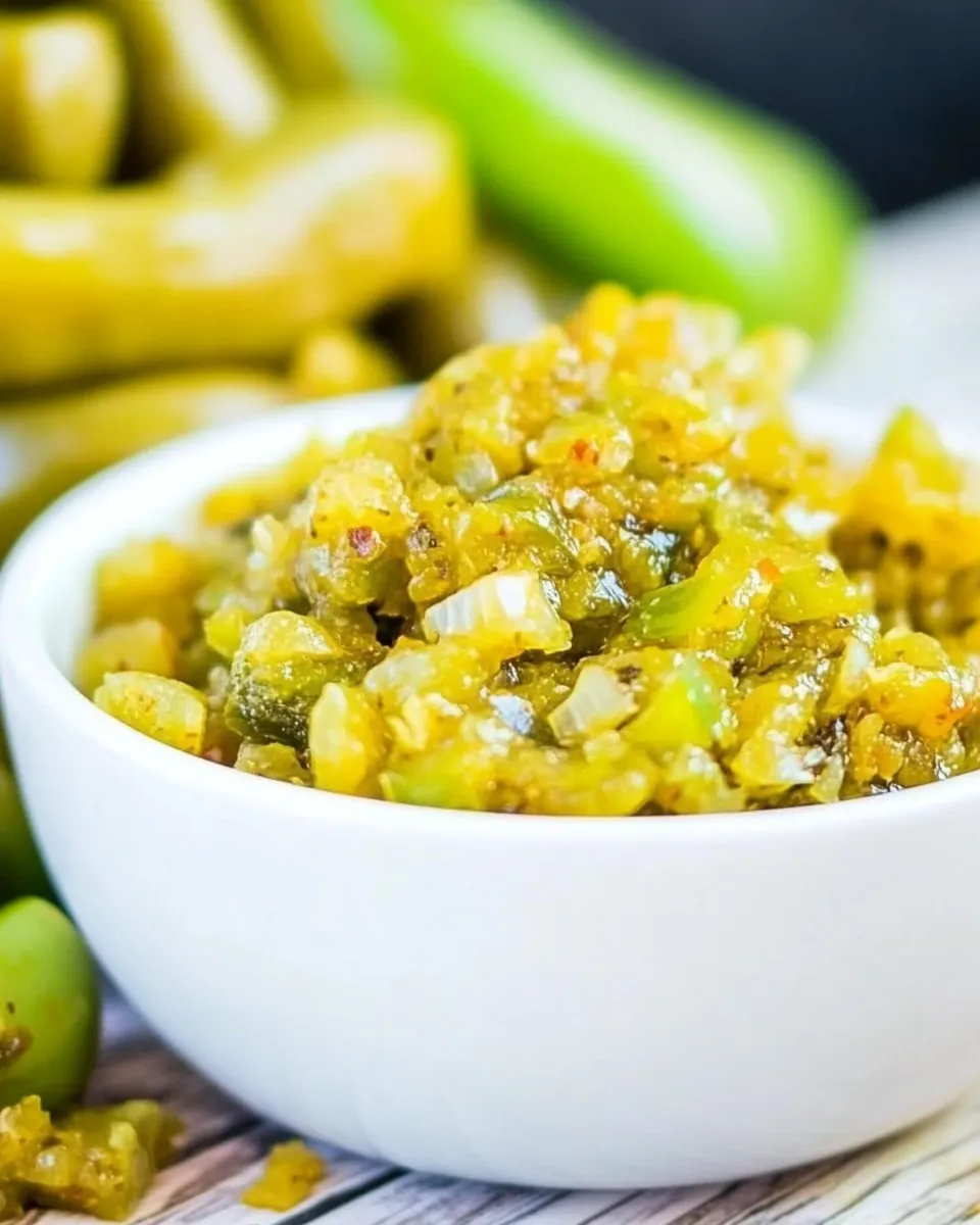 Delicious Jalapeno Relish shot