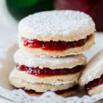 Homemade Jam Filled Sandwich Cookies (Zirochki) photo