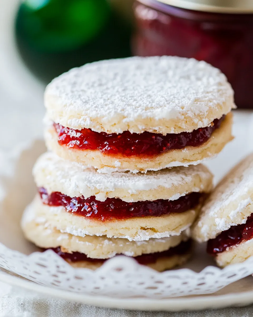 Homemade Jam Filled Sandwich Cookies (Zirochki) photo