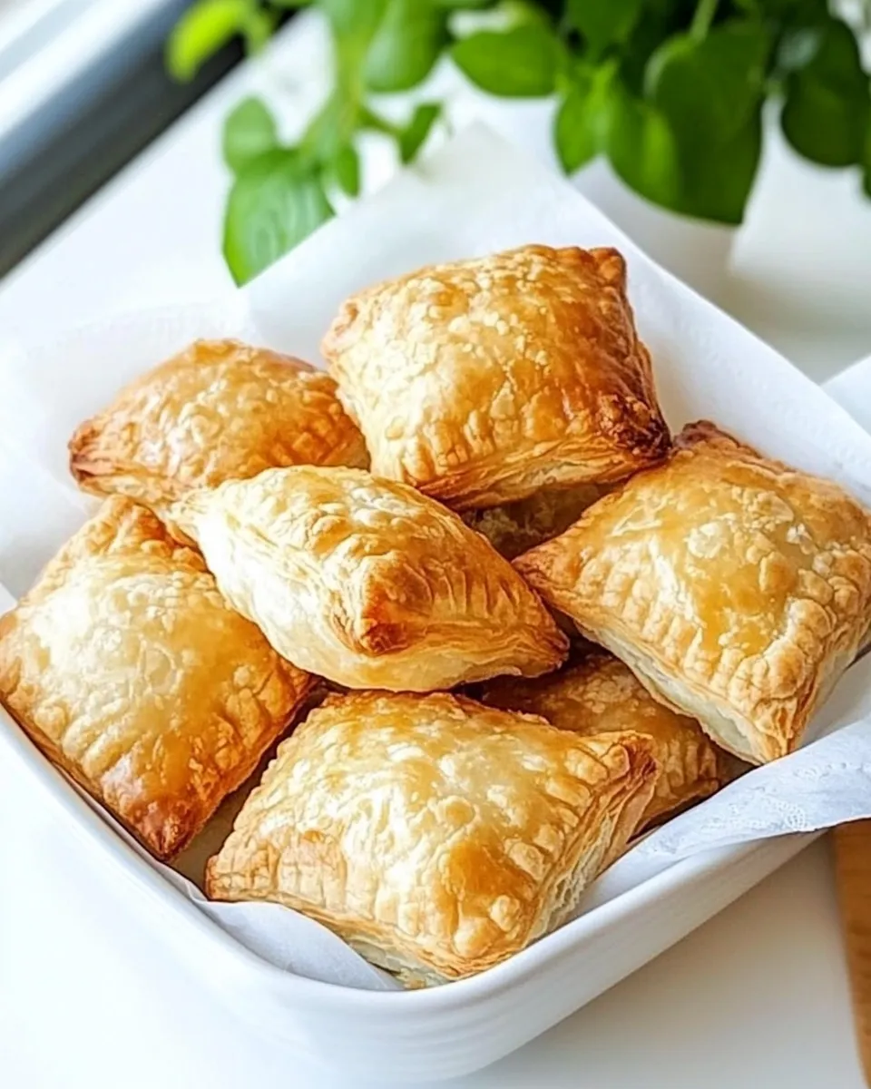 Delicious Jam Puffs food shot