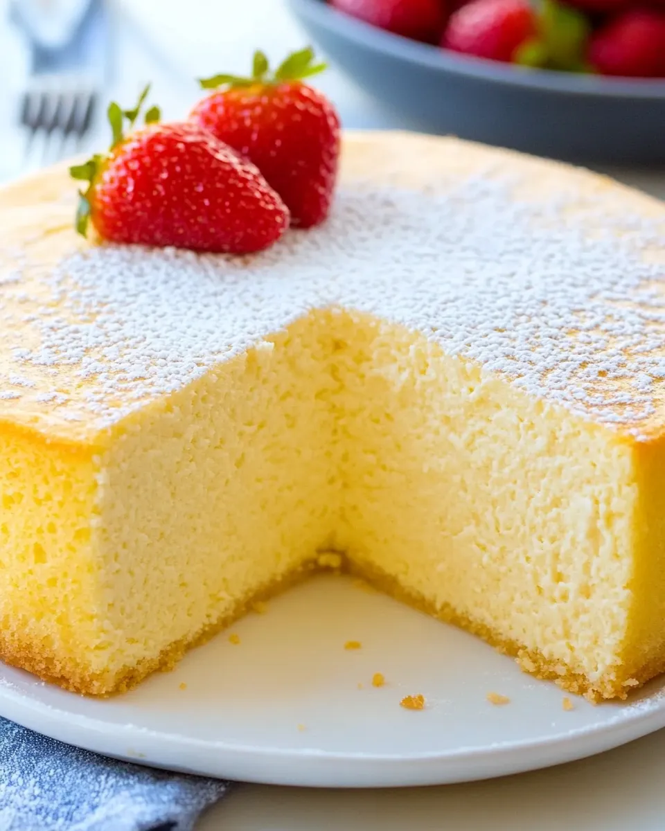 Homemade Japanese Cheesecake photo