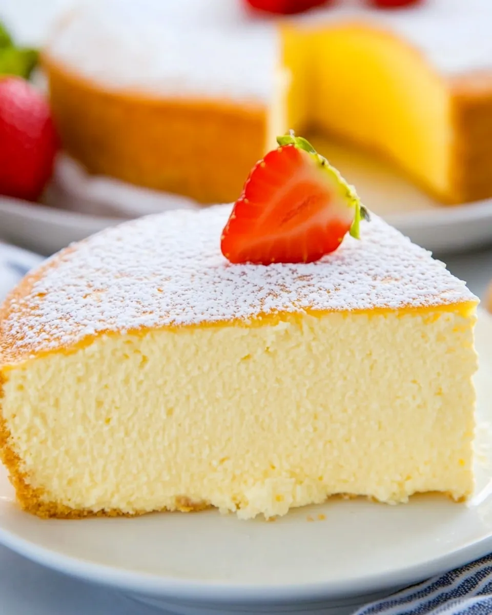 Classic Japanese Cheesecake image