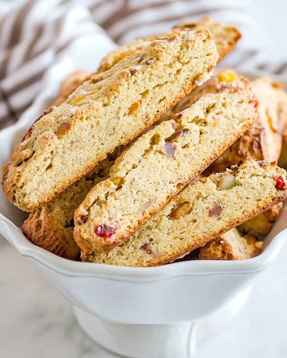 Homemade Jeweled Biscotti Recipe photo