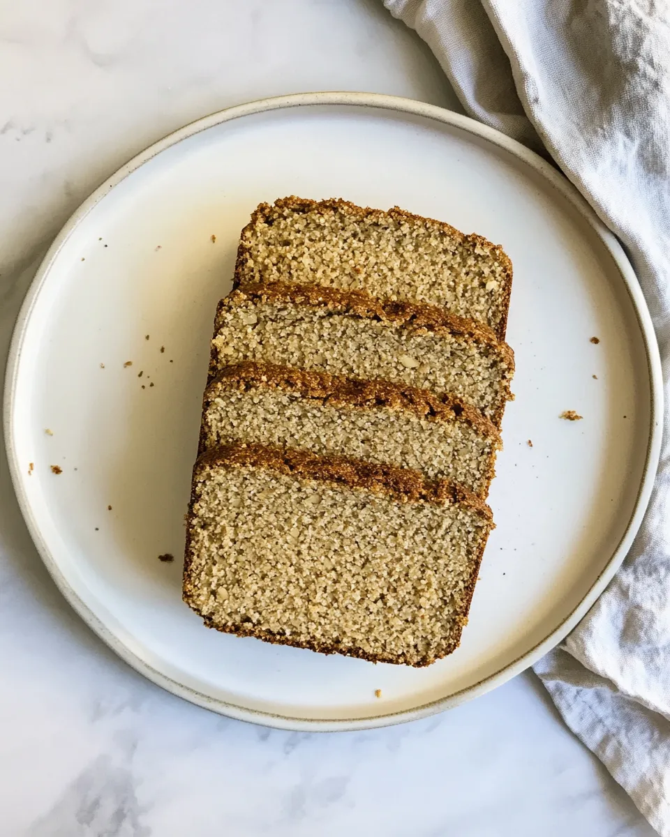 Delicious Keto Almond Flour Bread (3g Net Carb) shot