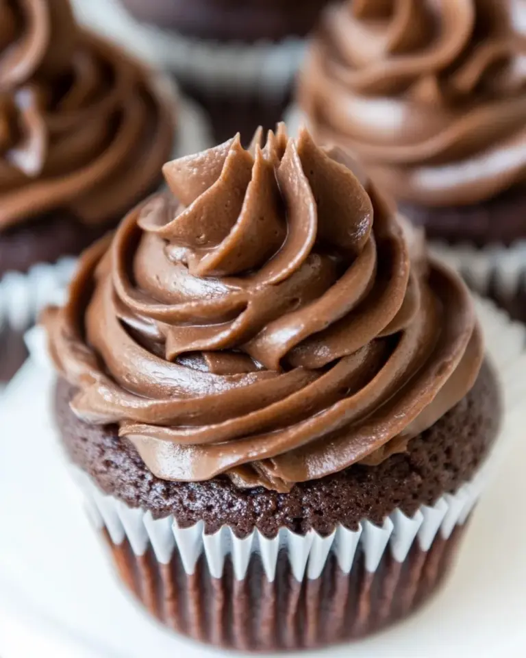Homemade Keto Chocolate Cupcakes photo
