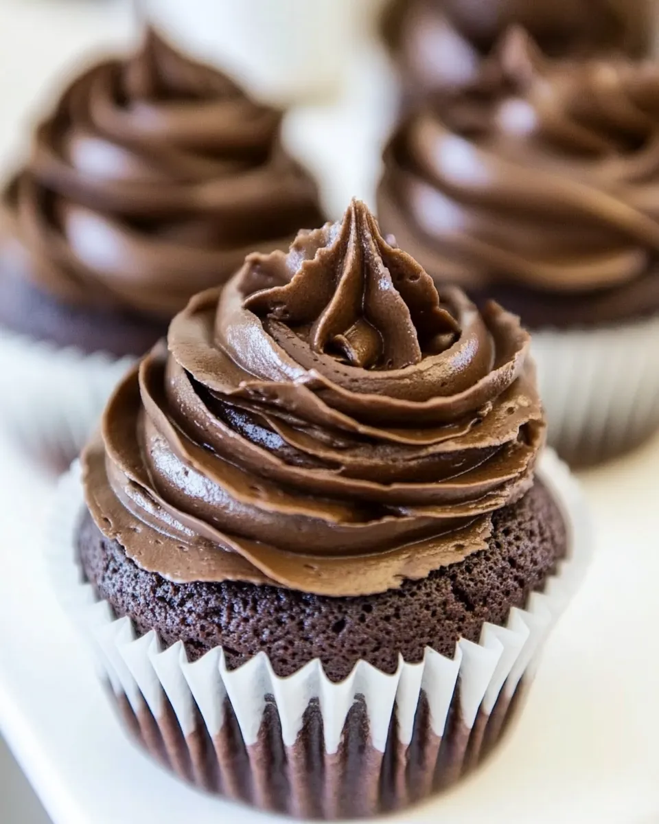 Delicious Keto Chocolate Cupcakes image